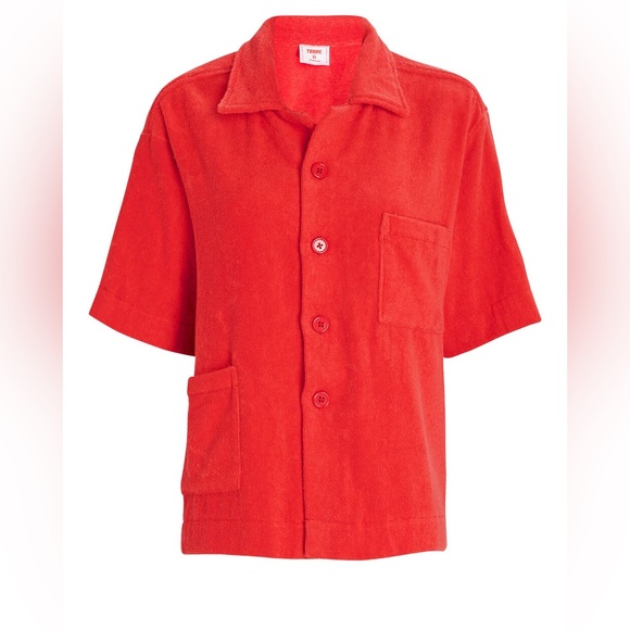 TERRY NEW NWT Red Terry Cloth Matching Set - Picture 9 of 16